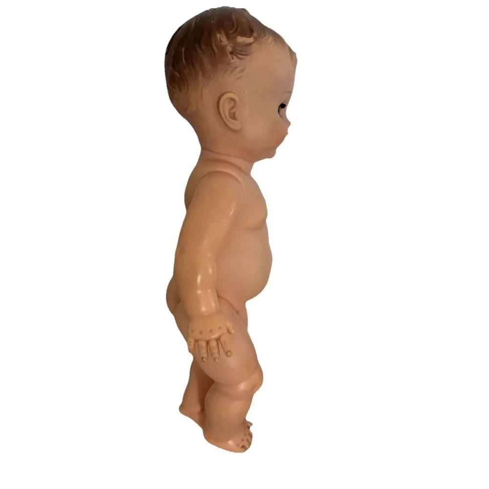 Vintage Madame Alexander Drink Wet Boy Doll 1950s Molded Hair 13